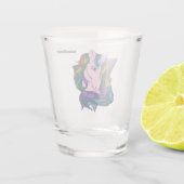 Aangepaste naam Gay Unicorn Shot Glas (Achterkant)