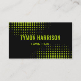 Aangepaste naam gazon zorg visitekaartje