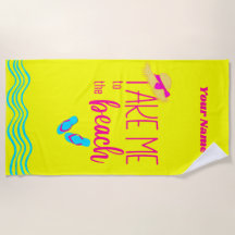 Aangepaste naam Geel Modern Summer Holiday