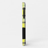 Aangepaste naam geel vlakpatroon Case-Mate iPhone case (Achterkant/links)