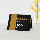 AANGEPASTE NAAM Gefeliciteerd Artsenassistent Kaart (Gele Bloem)