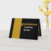 AANGEPASTE NAAM - Gefeliciteerd - De balk passeren Kaart (Gele Bloem)