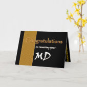 AANGEPASTE NAAM Gefeliciteerd - M.D. Kaart (Gele Bloem)