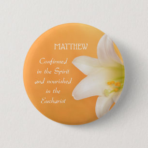 Aangepaste naam, Gefeliciteerd RCIA Gefeliciteerd  Ronde Button 5,7 Cm