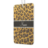 Aangepaste naam gele glittersplaat luchtverfrisser (Links)