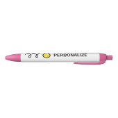 Aangepaste naam gele softball-logo pen (Bodem)