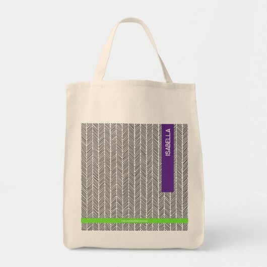 Aangepaste naam | Gepersonaliseerd Tote Bag (Voorkant)