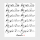 AANGEPASTE NAAM — Gepersonaliseerde naamlabels Sti Sticker (Vel)