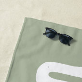 Aangepaste naam Gepersonaliseerde Pool Verjaardag  Strandlaken (In situ)