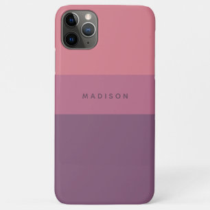 Aangepaste naam Gestreepte telefoongevallen iPhone 11 Pro Max Hoesje