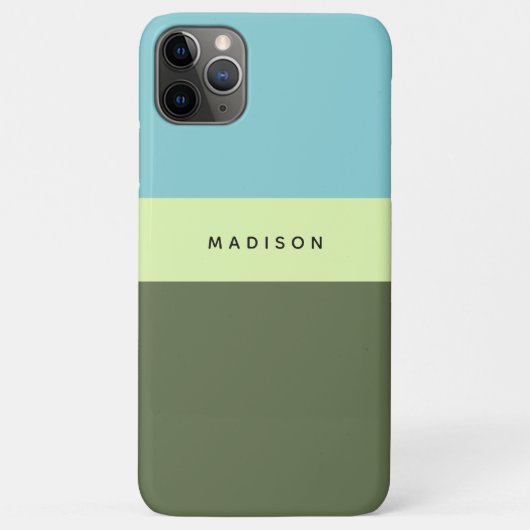 Aangepaste naam Gestreepte telefoongevallen Case-Mate iPhone Case (Achterkant)