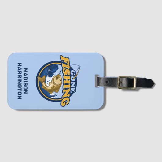 Aangepaste naam Gevist Bagagelabel (Voorkant (horizontaal))