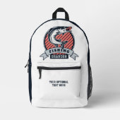 Aangepaste naam GEVIST Bedrukte Rugzak (Voorkant)