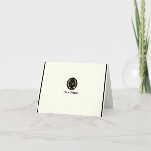 Aangepaste naam gevouwen notitiekaarten