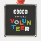 Aangepaste naam, Geweldige volumeregeling Metalen Ornament (Voorkant)