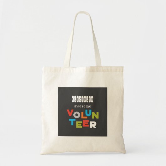 Aangepaste naam, Geweldige volumeregeling Tote Bag (Voorkant)