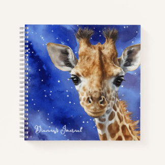 Aangepaste naam Giraffe Journal Notitieboek