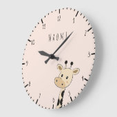 Aangepaste naam Giraffe Kids Grote Klok (Hoek)