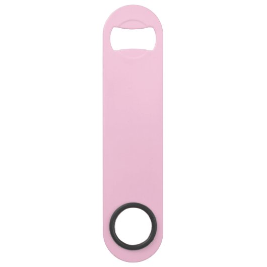 Aangepaste naam girly roze speed flessenopener (Achterkant)
