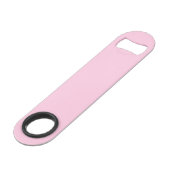 Aangepaste naam girly roze speed flessenopener (Achterkant Gekanteld)