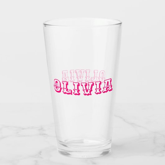 Aangepaste naam glas (Achterkant)