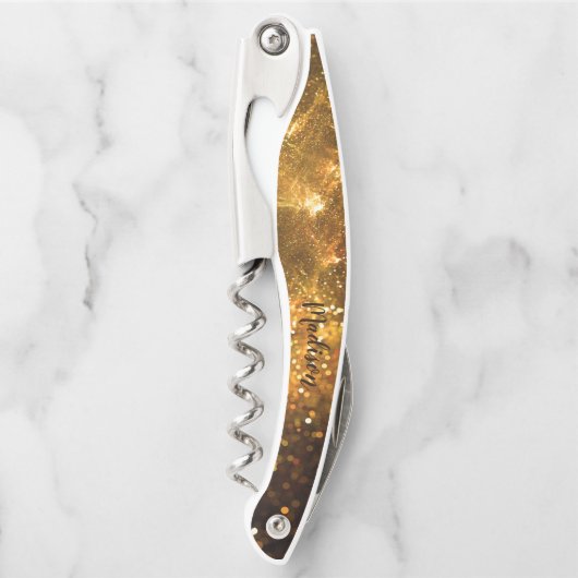 Aangepaste naam Glitter kurkentrekker (Voorkant)