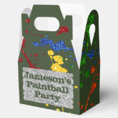 Aangepaste naam Glitter Paintball Party Bedankdoosjes (Geopend)