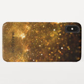 Aangepaste naam Glitter-telefoongevallen Case-Mate iPhone Case (Achterkant (horizontaal))