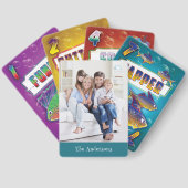 Aangepaste naam "Go Fish" Foto speelkaarten (Achterkant)