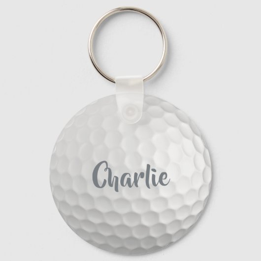 Aangepaste naam Golf Ball Sleutelhanger (Voorkant)