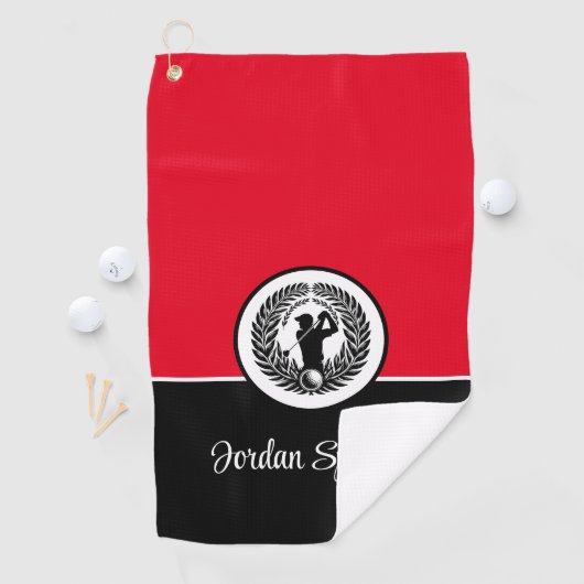Aangepaste Naam Golf Handdoek (Insitu)