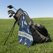 AANGEPASTE NAAM GOLFBAAN HANDDOEK (Groen)