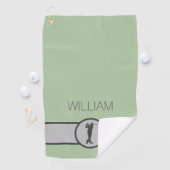 Aangepaste naam Golfer-cadeaus Golfhanddoek (Insitu)