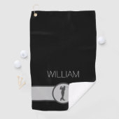 Aangepaste naam Golfer-cadeaus Golfhanddoek (Insitu)