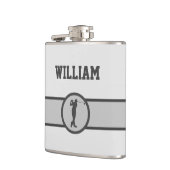 Aangepaste naam Golfer-cadeaus Heupfles (Links)