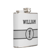 Aangepaste naam Golfer-cadeaus Heupfles (Rechts)