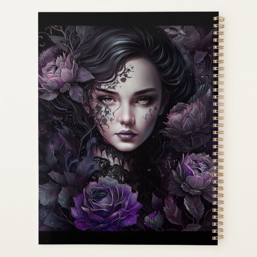 Aangepaste naam Gothic Planner (Achterkant)