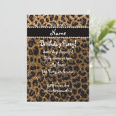 Aangepaste naam goudglittersplaat kaart (Staand voorkant)