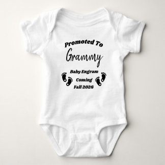 Aangepaste naam Grammy Promoted Baby Reveal Bodysu Romper