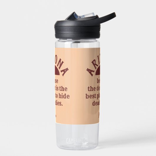 Aangepaste naam grappig ARIZONA Waterfles (Links)