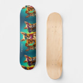 Aangepaste naam Grappige Honden Skateboard (Voorkant)