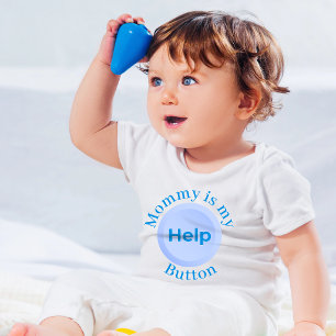 Aangepaste naam Grappige lieve mammie baby jongen Romper