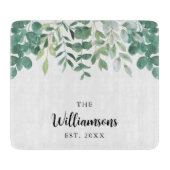 Aangepaste naam Greenery Snijplank (Voorkant)