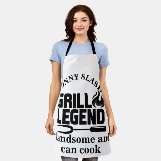 Aangepaste naam Grill legende chef-kok Schort