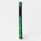 Aangepaste naam groene afbeelding skating Case-Mate iPhone case (Achterkant/links)