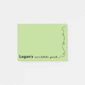 Aangepaste naam: Groene plakband Post-it® Notes (Voorkant)
