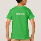Aangepaste naam groene vensters t-shirt (Achterkant)