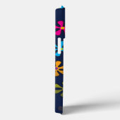 Aangepaste naam Groovy Hippie Flower Case-Mate iPhone Case (Achterkant / Rechts)