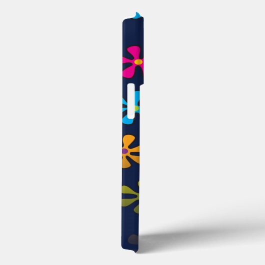 Aangepaste naam Groovy Hippie Flower Case-Mate iPhone Case (Achterkant / Rechts)