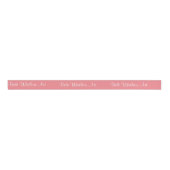 Aangepaste naam grosgrain lint (Voorkant)